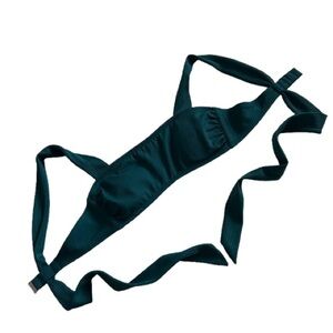 Xhilaration Women's Small Green Teal Beach/Pool Wear Bikini Swim Top